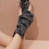 Broken Slit Gloves Sexy Gothic Fingerless Gloves Halloween Gloves Ripped Holes Decor Cosplay Gloves for Adults