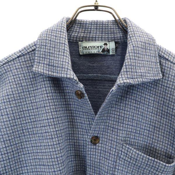 Burton Old Tattersall Check Pattern Long Sleeve Shirt Style Jacket L Men's Used