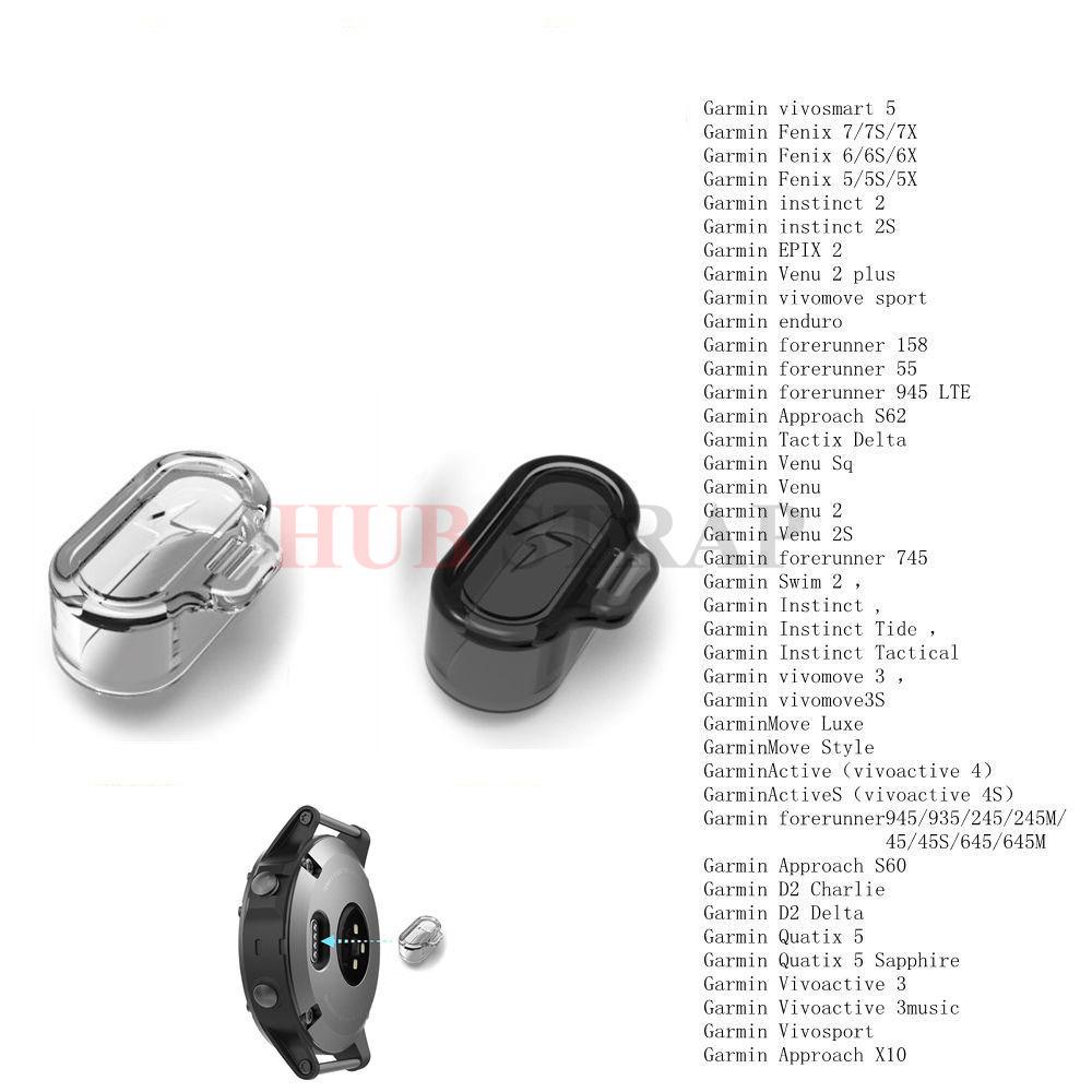 Dustproof Plug Charging Port Protector Cap For Garmin Fenix 8 7 7S 7X 6 6X 5 5S 5X Forerunner 570 970 965 955 265 255 Instinct E