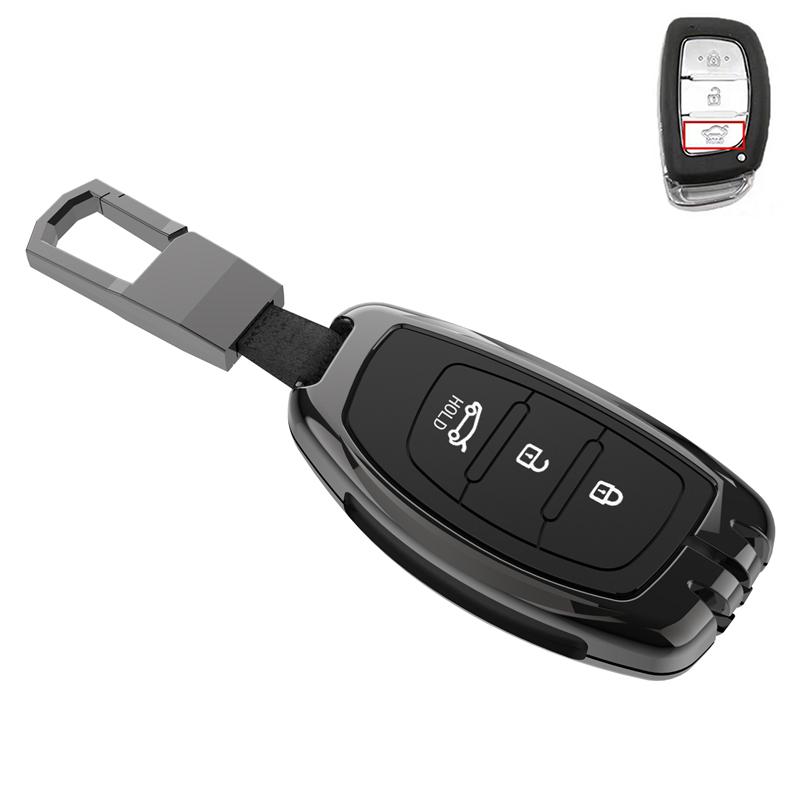 Zinc Alloy Car Key Case Cover For Hyundai i10 i20 i30 HB20 IX25 IX35 IX45 HB20 2015 High Quality Smart Key Shell Car styling