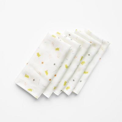 Mom's Nature Baby Bamboo Bamboo Design Gadget Handkerchief 5p, Korean Baby Products