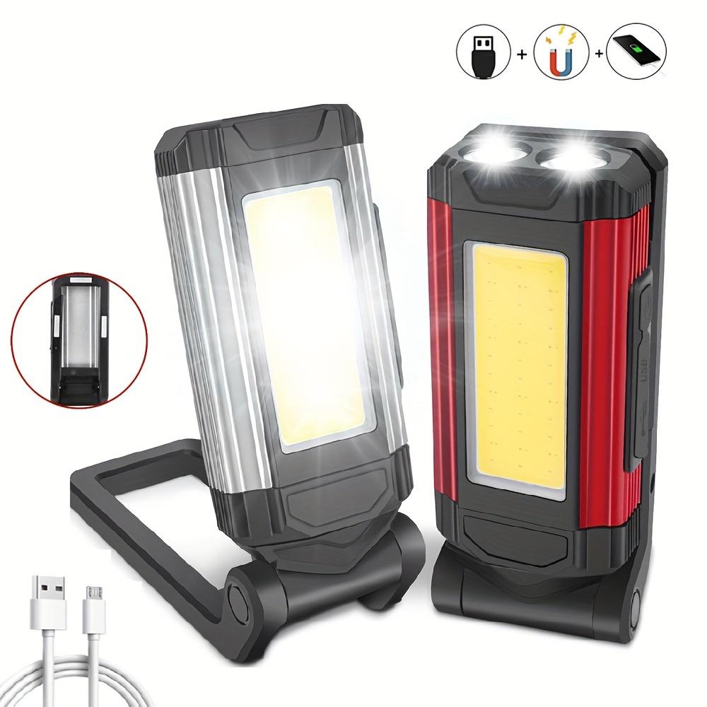 Multi Functional Charging Work Light with Magnetic Base,5 Lighting Modes,ultra Bright and Portable,outdoor,camping, Workshop,emergency Lighting