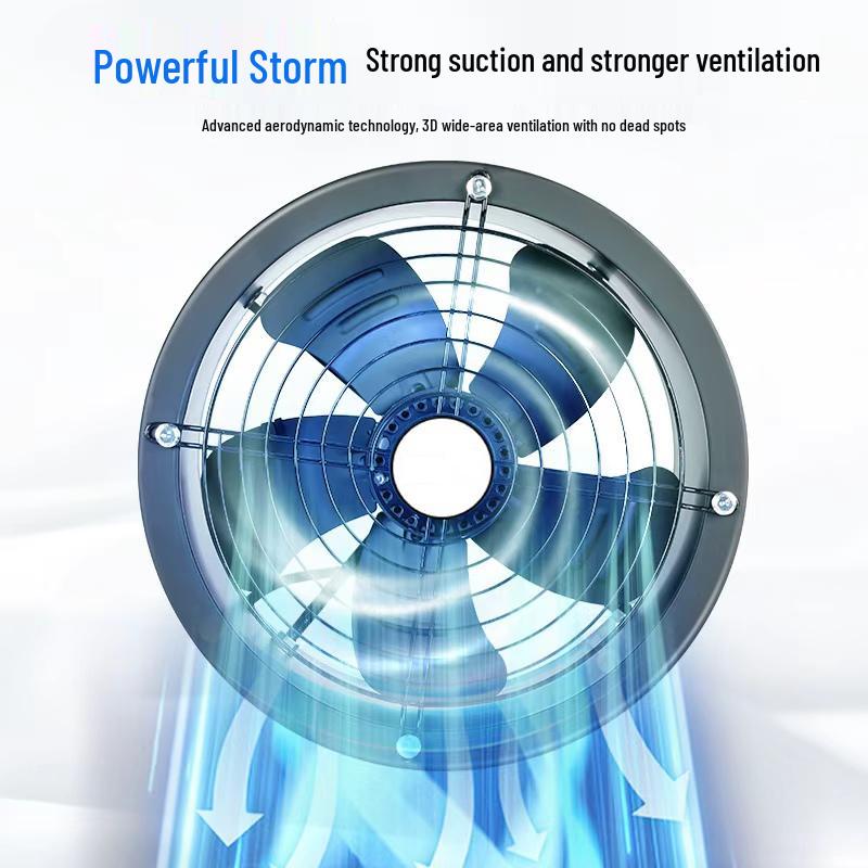 Industrial Fixed Axial Flow Fan CN Plug (adapter Included)