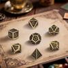 Hot Metal DND Polyhedral Dice Set for Tabletop RPGs