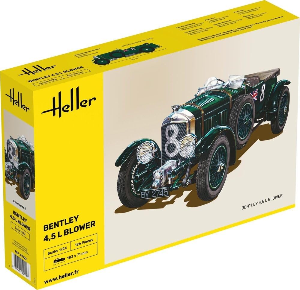 

Platz Herre Bentley Blower Plastic Model HE80722 1/24 4.5L (Car)
