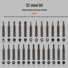 Compact Rechargeable Electric Screwdriver Set with Silent Operation and Long Battery Life