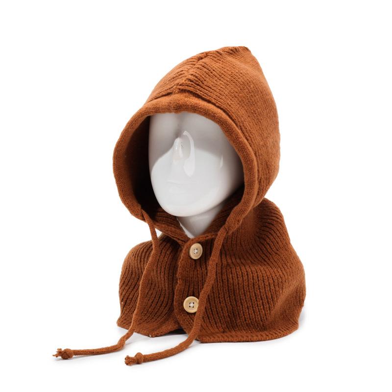 

Winter Women s Wool Hat Outdoor Integrated Neck Guard Shawl Knitted Hat Barak Lafa Hat Anti Cold Warm one size