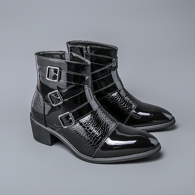 

Винтажные Ковбойские Сапоги Красные Модные Мужские Сапоги Роскошные Кожаные Сапоги со Змеиным Узором Мужские Дизайнерские Короткие Сапоги для Вечеринки Ковбойские Челси 38