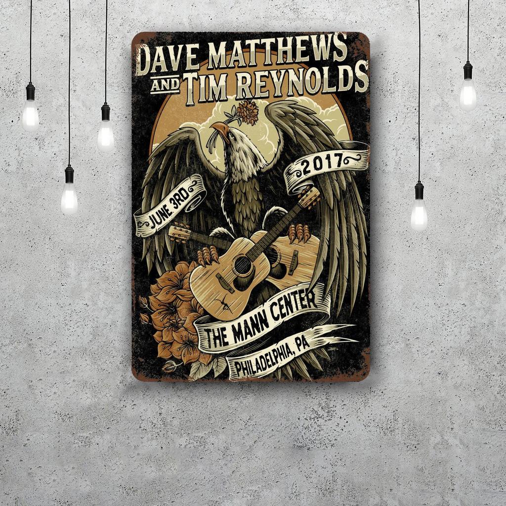 Dave Matthews Band Metallschilder Wanddeko Vintage Blechschilder Captain Metallposter Dekor für Bar Pub Club Wanddekoration