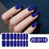 Teilgehärtete Gel-Nagelstreifen mit Feile Einfach aufzutragen Entfernen UV-LED-Licht Erforderlich Klebender Nagelaufkleber Maniküre zu Hause DIY-Nagellack-Wrap