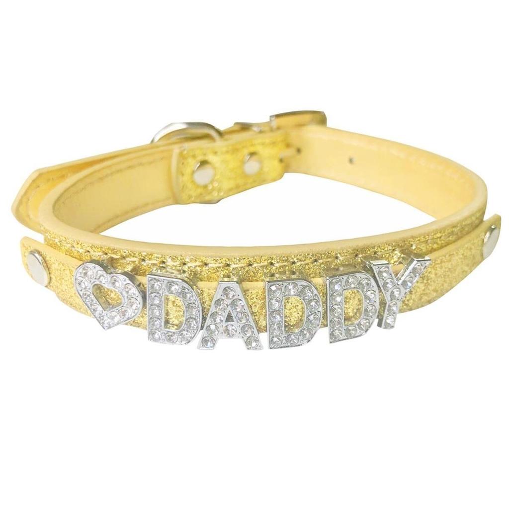 Rhinestone Daddy Collar Ddlg Littles Accessories Collars & Leashes