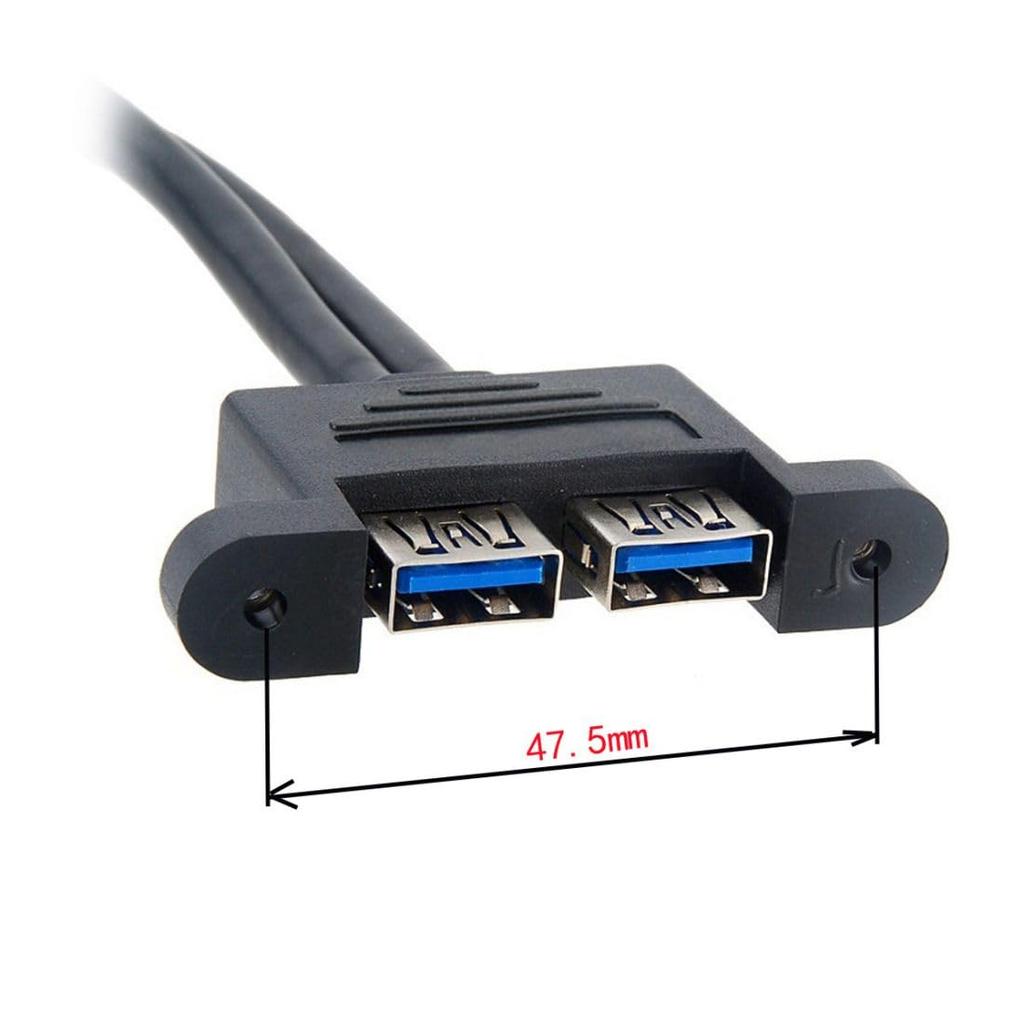 CHENYANG Dual Port USB Motherboard Panel Type 20p Cable 50cm 3.0 -