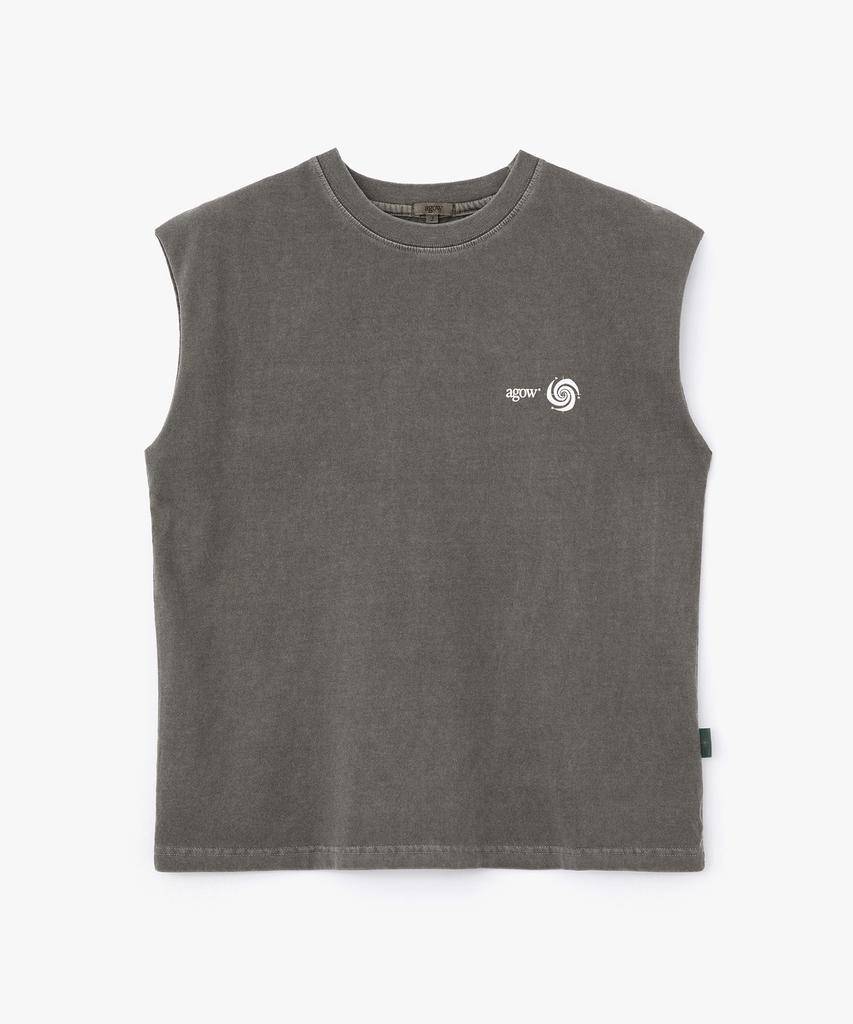 Ago Washed Tank Charcoal