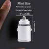 USB C Car Charger Hidden Mini Metal Super Fast Charging Recessed 12v Usb Adapter Socket C1E6