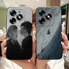For Tecno Spark Go 2024 Case Tecno Spark 20c 20 Pop 8 Funda Aesthetic Cartoon Panda Rabbit Camera Protection Matte Soft Cover
