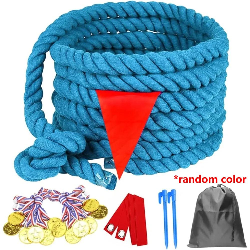 

Field Day Tug Of War Rope For Kids Adults Outdoor Lawn Yard Birthday Party Outside Camping Picnic Games Backyard Carnival Games Set