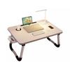 Laptop Bed Desk Foldable Portable Bed Table Tray Stand with Cup Holder Drawer for Sofa Floor Reading Writing Eating