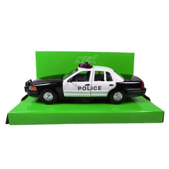 Véhicule miniature - Voiture 1:24 FORD CROWN VICTORIA POLICE - Welly 22082PT