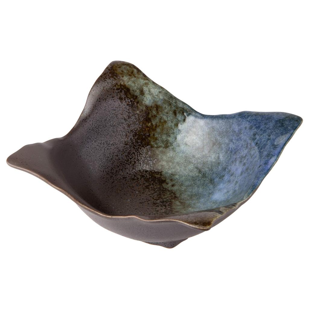 Mino Ware Tsukiakari Square Bowl K80125