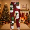 Men's Christmas Print Pajama Pants for and Sleep
