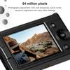Portable 4K CCD Digital Camera WiFi Digital Video Camera 64MP 2.83 Inch Screen Manual/Auto   28X Digital Zoom Built In Flash 80 Filter Effects Bir