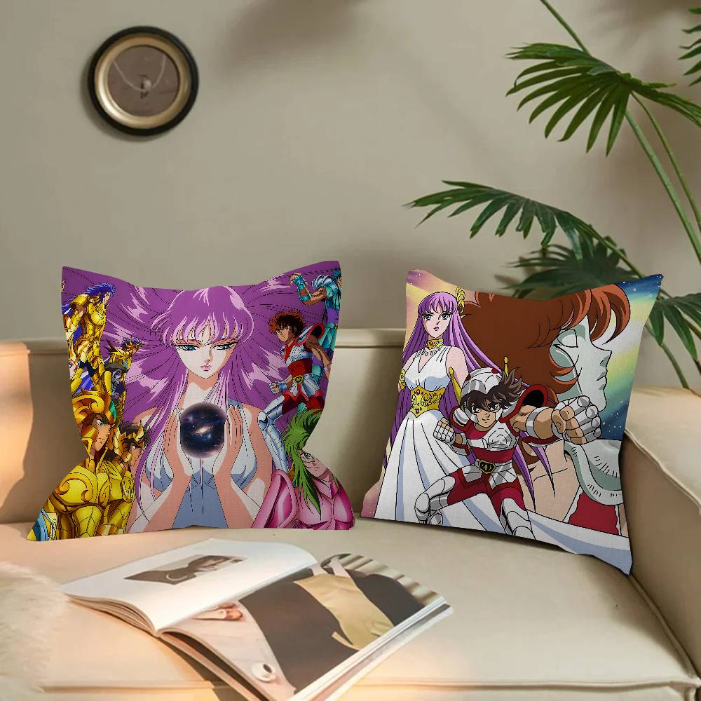 Japanese Hot Anime S-Saint Seiya Cushion Cover Decorative Pillow Sofa Home Decor Case Pillow Cases