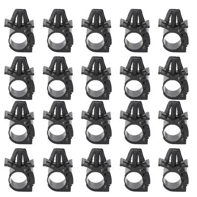 Fastener Lock Wire Cable Hose Clips Tie Wrap Holder for Car Wiring Harness  20Pcs  Easy Installation  Universal Fitment