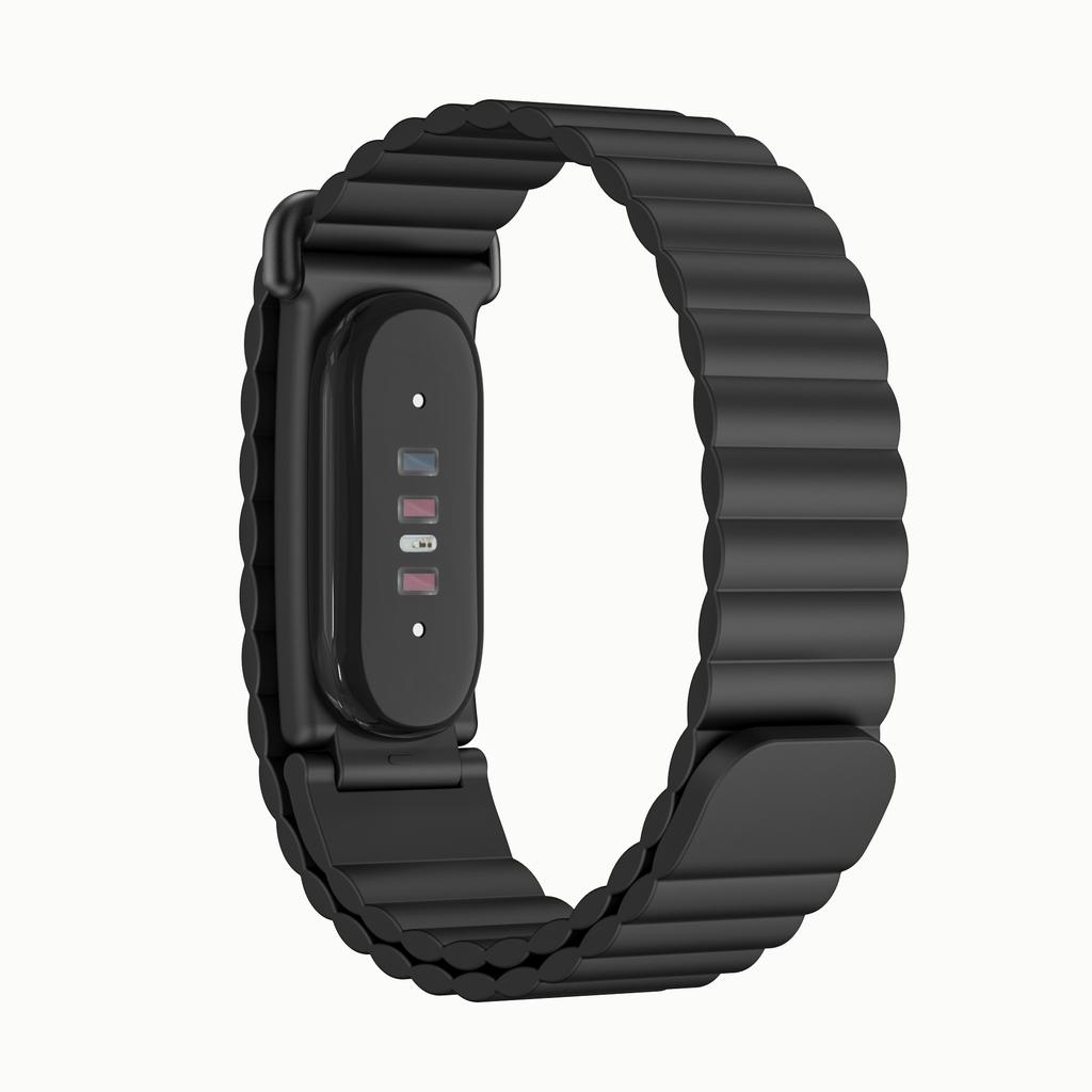 Silicone Loop Watch Band for Google Fitbit Air Soft Rubber Strap Magnetic Sports Bracelet Wristband for Women Men
