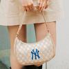 New MLB Monogram Collection Artificial Leather Polyester Shoulder Bag, Pochette, Shoulder Bag Women's Cream Latte 3ABQS012N-50BGD