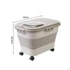 Cat Food Storage Container Box Organizer Large Leakproof Grains Rice