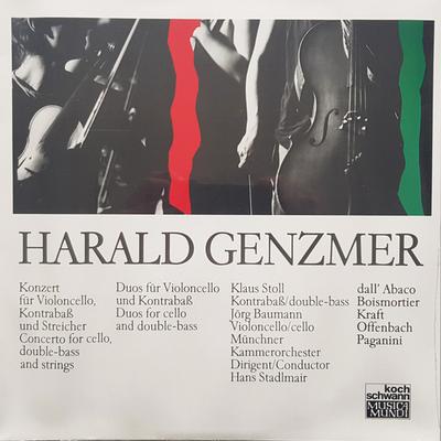 LP-Schallplatte HARALD GENZMER EVARISTO FELICE DAL Konzert Fr Violine Cello Kontrabass 111056FA Koch Schwann Mu 1990 Deutschland Klassik Gebraucht