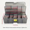 Durable Double-Layer Fishing Tackle Box - PE Material, Ideal for Bait & Accessories Storage