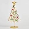 Iron Small Tabletop Christmas Tree Simulates Glowing Bell Decorations Trees