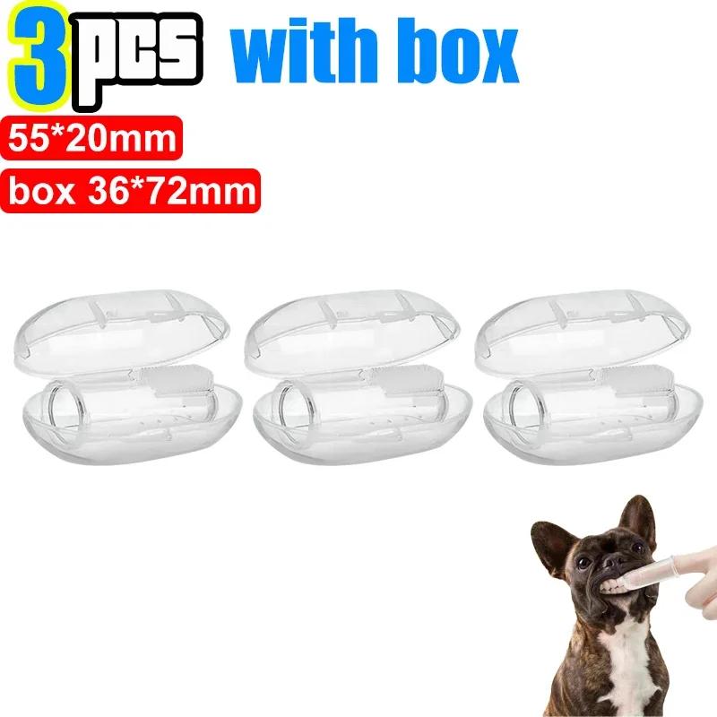 Spazzolino da denti in silicone morbido per animali domestici, spazzolino per cani, spazzolino per l'alito cattivo, strumento per la cura dei denti e del tartaro, scrub per la pulizia dei gatti, accessori per animali in gel di silice