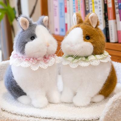 Cute Simulation Bunny Doll Plush Toy Doll Rag Doll Backpack Pendant Girl Birthday Gift