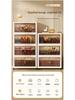 Foldable Multi-Layer Storage Cabinet for Clothing, Snacks, Books, and Toys