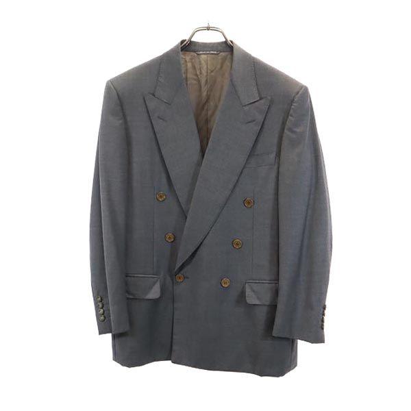 Lanvin Made In Italy Wool Tailored Jacket 46 Gray Men's Used