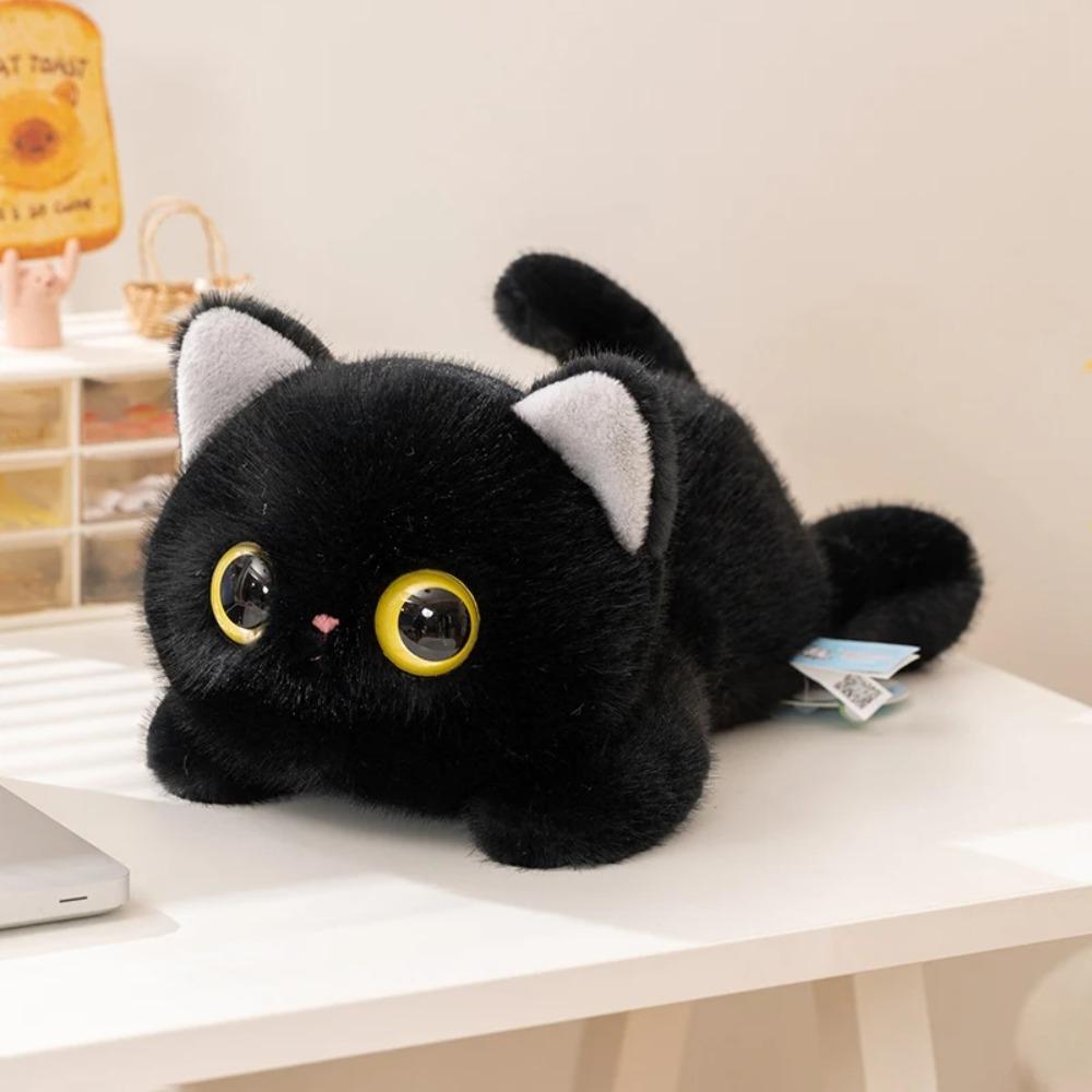 20/40cm Große Augen Katze Plüschtier Haustier Kätzchen Plüschpuppe Hohe Qualität Exquisite Katze Weiches Bequemes Kissen Geburtstagsgeschenk