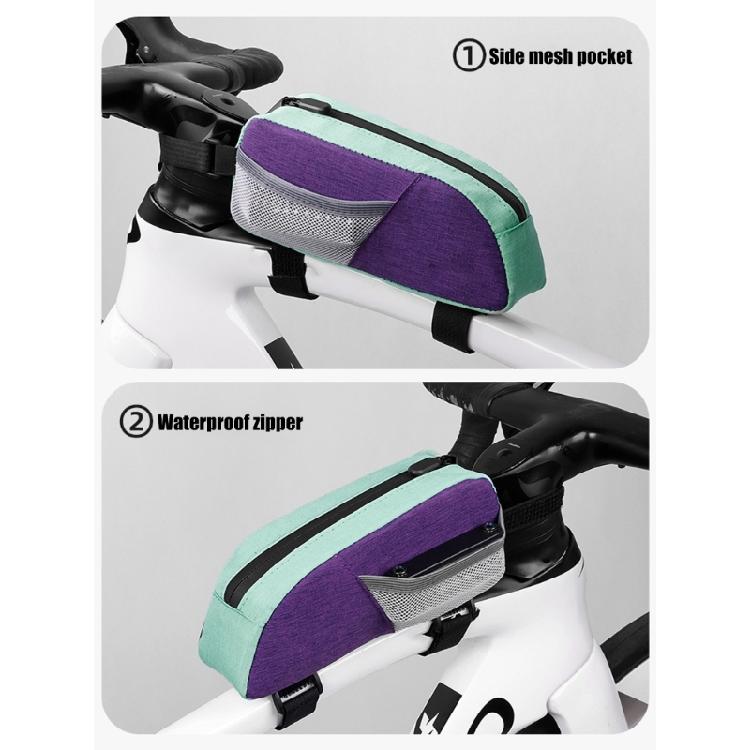 Cycling Front Frame Storage Pouches Cycling Top Tube Bags Bicycles Stem Crossbars Bag Waterproof Bikes Tube Organizers