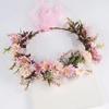 Korean Style Flower Crown Simulated Flower Bridal Wreaths Elegant Floral Headband  Children
