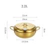 Gold Plated Version 20/24/28cm Stainless Steel Soup Cookware Nonstick Casserole High Temperature Resistance Soup Pot With Lid