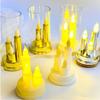 Taper LED Flameless Candle 3 in 1 Flameless Pillar Candle  Christmas Decoration