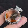 Faceted Morganite Pendant Gemstone Vintage Pendant 925 Sterling Silver Pendant Handmade Pendant Very Pretty Morganite Jewelry Gifts For Her