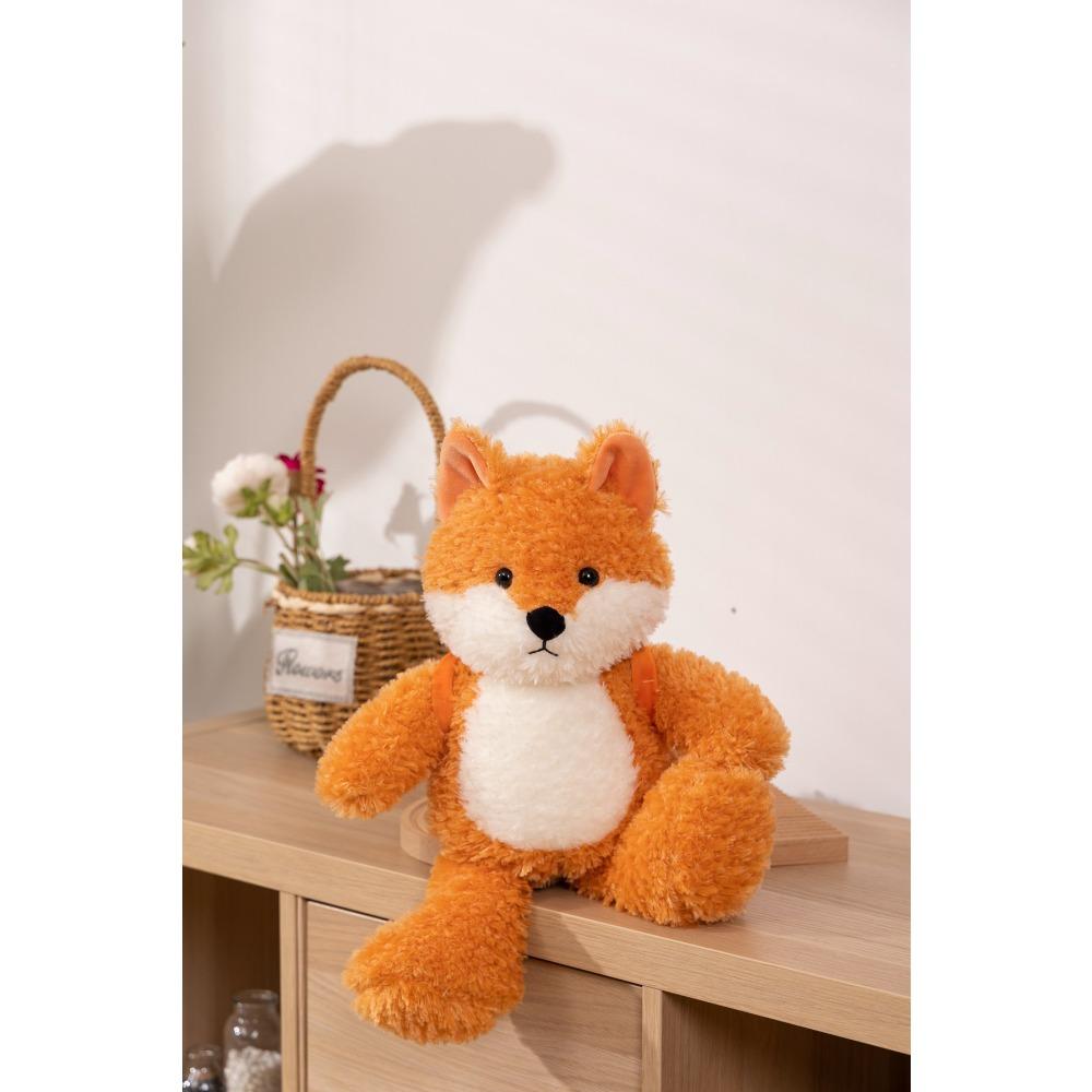 Beibei Animal Plush Toy Backpack Rabbit Children's Doll Fox Doll Cute Dog Ornament Birthday Gift