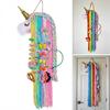 Rainbow Unicorn Hairpin Organizer Hair Clip Holder Storage Collector DIY Hair Band Storage Rack Girls Bedroom Craft Ornament