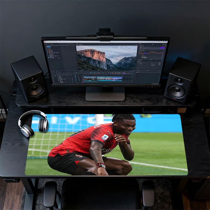 Leao Mouse Pad, Large Gaming Desk Mat, Non-slip XXL Mousepad for Laptop & Tablet, Mini PC Playmat with Stitched Edges