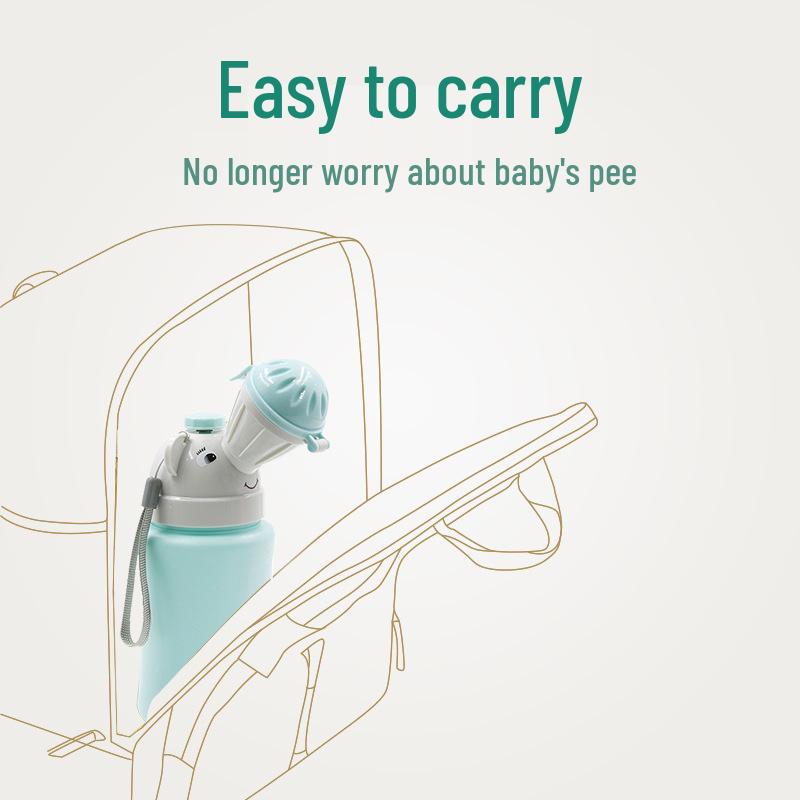 Portable Foldable Children's Urinal: Travel Pee Bucket for Boys and Girls