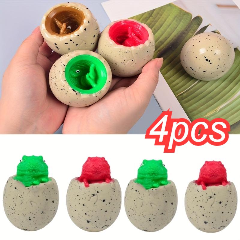 2/4Pcs Dinosaur Squishy Stress Reliever With Egg Case, Fun Sensory Fidget For Office &Party, Novelty Gift Set, Adult Party Favor