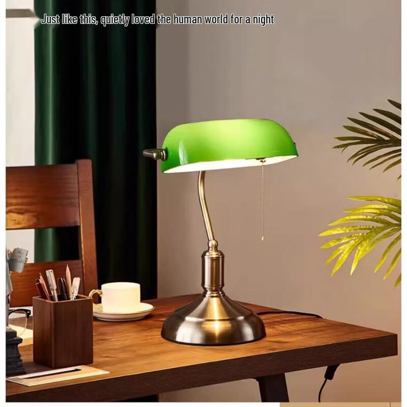 OEING Antique Chinese Style Dimmable Table Lamp