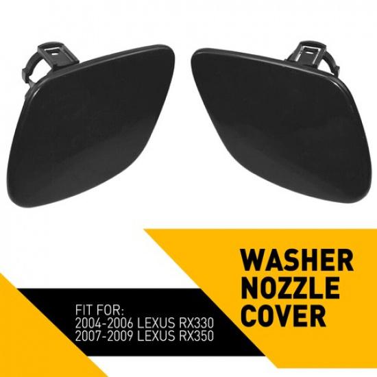 Fit Lexus RX350 RX330 Headlamp 2X Cover Washer Nozzle Cleaning Cap Headlight